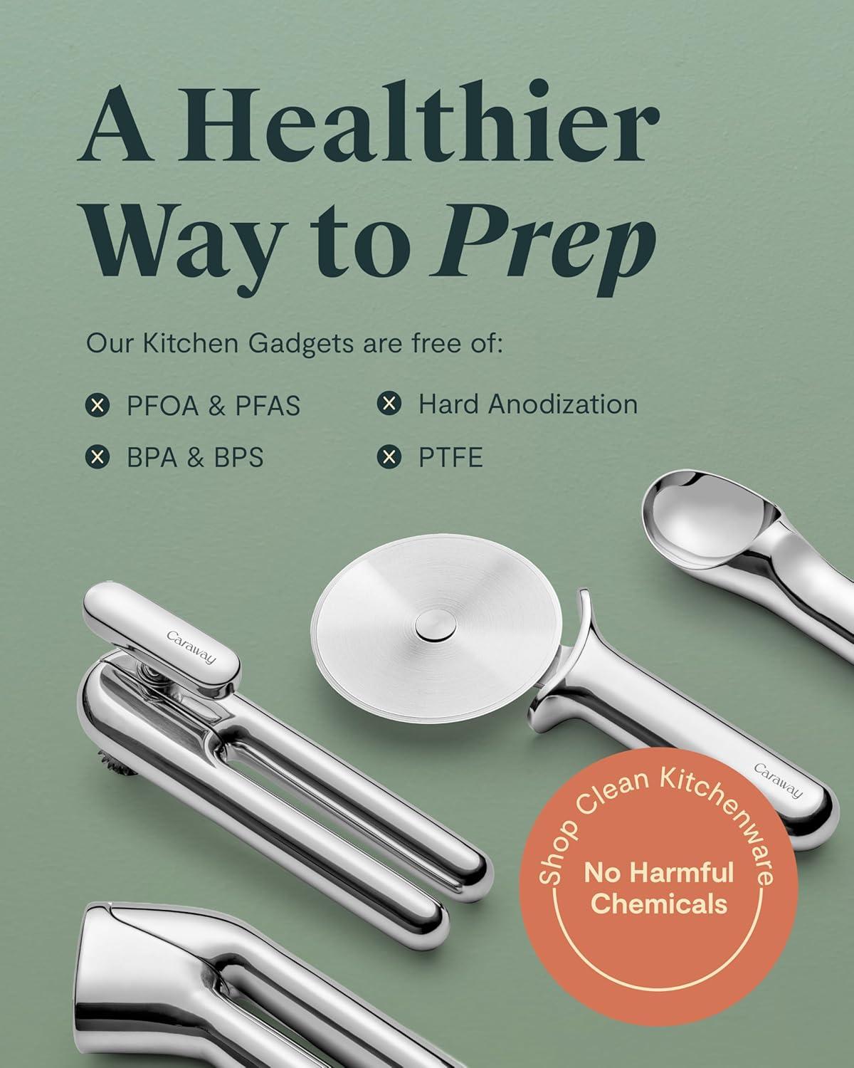 imageCaraway Can Opener Non Toxic Stainless Steel Essential Kitchen Tool Ergonomic Handle