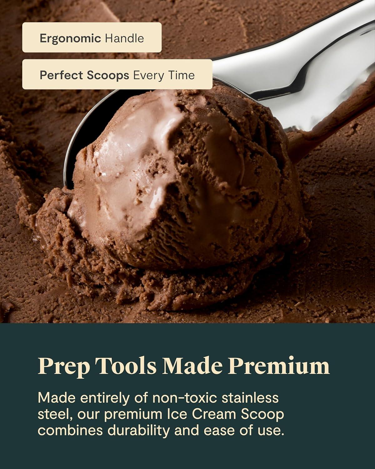 imageCaraway Ice Cream Scoop Non Toxic Stainless Steel Essential Kitchen Tool Ergonomic Handle