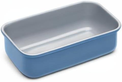 imageCaraway NonStick Ceramic 1 lb Loaf Pan Naturally Slick Ceramic Coating NonToxic PTFE amp PFOA Free Perfect for Pound Cakes Breads amp More CreamSlate
