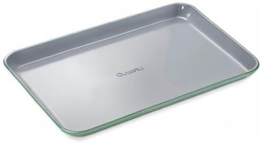 imageCaraway NonStick Ceramic Baking Sheet Naturally Slick Ceramic Coating NonToxic PTFE amp PFOA Free Perfect for Baking Roasting and More Large 18 x 13 GraySage