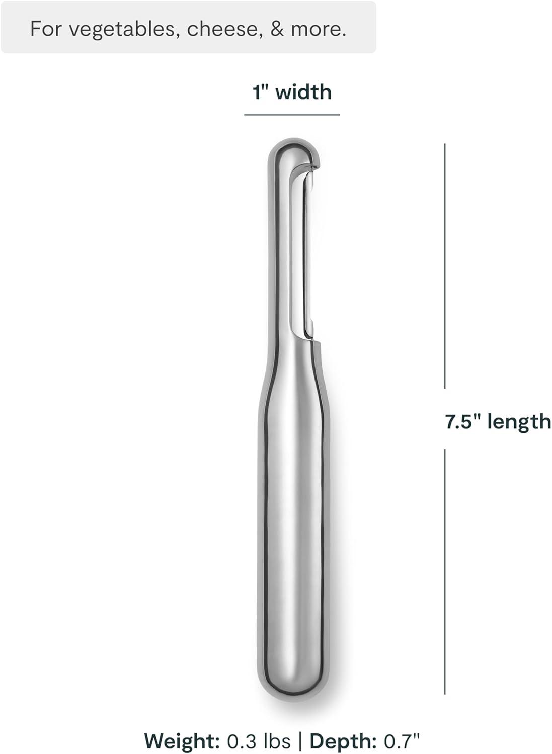 imageCaraway Vegetable Peeler Non Toxic Stainless Steel Essential Kitchen Tool Ergonomic Handle