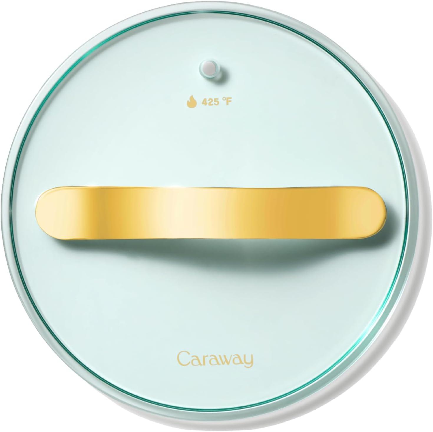 imageGlass 6 Glass Lid For Pots amp Pans Made With Tempered Glass Sized to Fit Caraway CeramicCoated amp Stainless Steel Cookware GoldGold