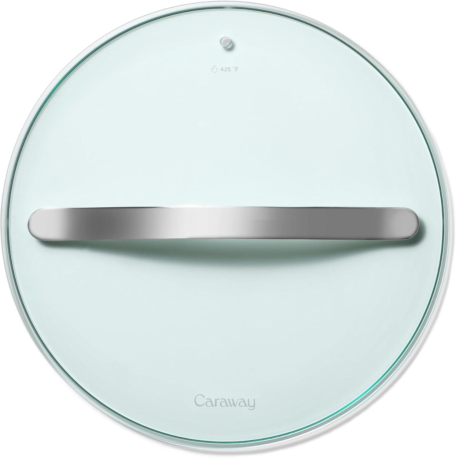 imageGlass 6 Glass Lid For Pots amp Pans Made With Tempered Glass Sized to Fit Caraway CeramicCoated amp Stainless Steel Cookware GoldStainless Steel
