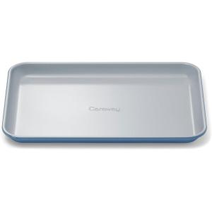 Caraway Non-Stick Ceramic Baking Sheet – Naturally Slick Ceramic Coating – Non-Toxic, PTFE & PFOA Free – Perfect for Baking, Roasting, and More – Large (18″ x 13″) – Gray(Slate)
