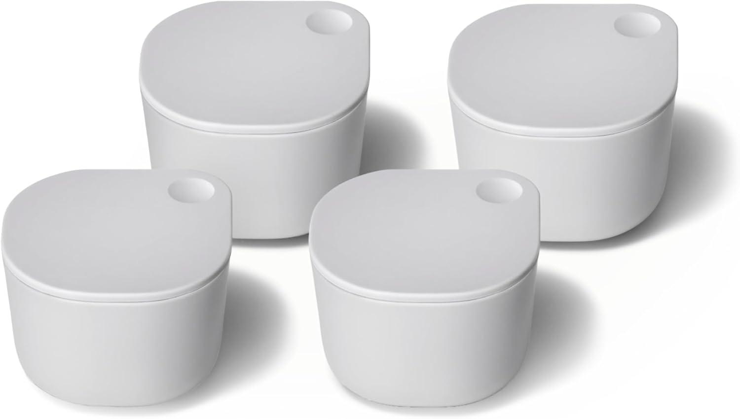 imageCaraway Glass Food Storage 10 Cup Glass Container Ceramic Coated Food Container Non Stick Lunch Box with Lids Dishwasher Oven amp Microwave Safe Square Shape MistGray