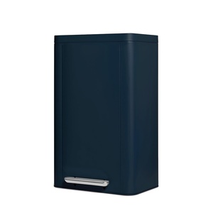 Caraway 45L Slim Step Trash Can – 13 Gallon Stainless Steel Trash Can with Quiet Close Lid and Fingerprint-Resistant Finish – Midnight(Midnight)